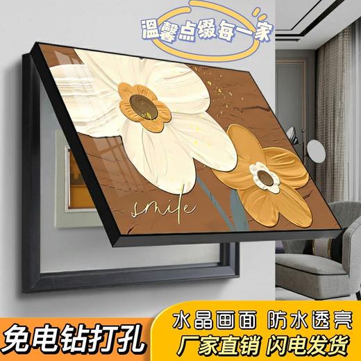 电表箱装饰画免打孔电表箱遮挡开关总闸配电箱遮挡餐厅客厅挂画 商品图1