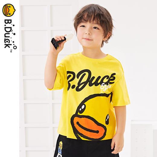B.Duck小黄鸭童装夏季短袖T恤105-150 BF2402025 商品图3