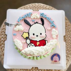 可爱帕恰狗 · 奶油蛋糕