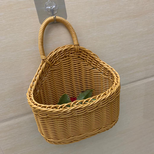 厨具勺筷挂篮洗漱用品壁挂篮橱柜挂篮挂墙收纳篮子厨房姜蒜收纳篮 商品图6