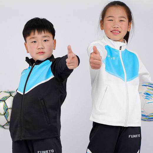 蜂锐FUNRY㕕系列足球运动出场夹克连帽衫 商品图3