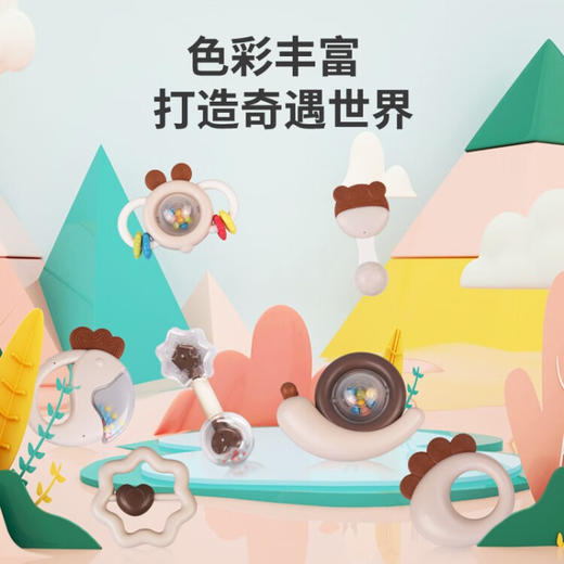 凯驰玩具（Kaichi）婴儿玩具新生儿安抚礼盒套装0-1-3岁12件套 商品图4