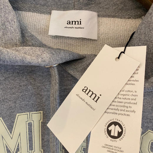 Ami de Coeur 22秋冬设计师系列男女同款棉质印花连帽卫衣 商品图1