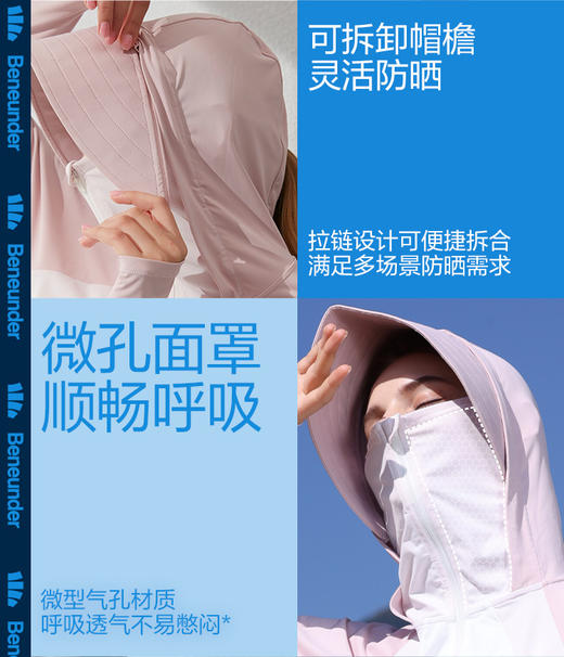 蕉下披肩防晒衣女夏季防紫外线冰丝防晒衫透气超薄款皮肤衣防晒服 商品图6