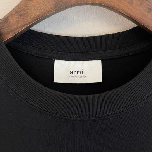 Ami 春夏时装周限定款PARIS DE COEUR有机棉短袖T恤 商品图2