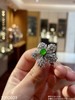 玻璃艳绿蛋面戒指32999【3310603】 商品缩略图1