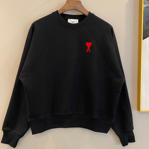 Ami de Coeur23春夏爱心刺绣圆领插肩卫衣 商品图0