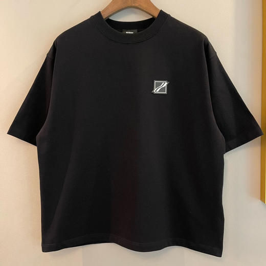 We11done超大版型有机棉贴标T恤 商品图1