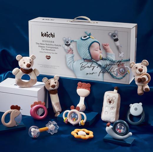 凯驰玩具（Kaichi）婴儿玩具新生儿安抚礼盒套装0-1-3岁12件套 商品图1