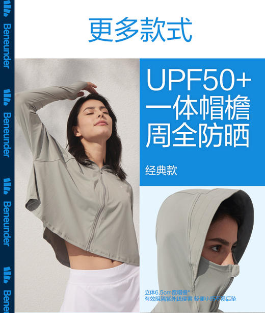 蕉下披肩防晒衣女夏季防紫外线冰丝防晒衫透气超薄款皮肤衣防晒服 商品图10