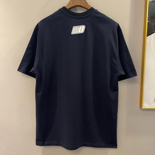 We11done超大版型有机棉植绒弹幕T恤 商品图8