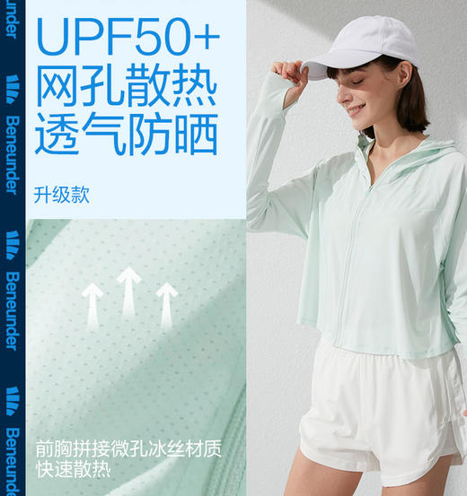 蕉下披肩防晒衣女夏季防紫外线冰丝防晒衫透气超薄款皮肤衣防晒服 商品图11