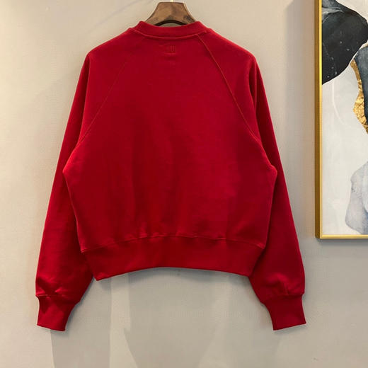 Ami de Coeur 22秋冬设计师系列男女同款棉质印花圆领卫衣 商品图6