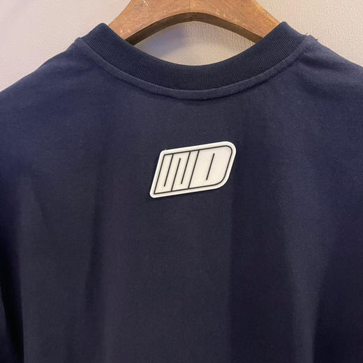 We11done超大版型有机棉植绒弹幕T恤 商品图7