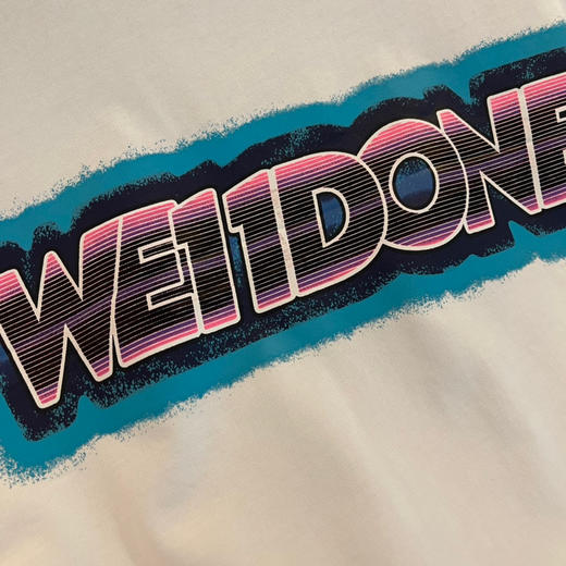 We11done超大版型有机棉贴标T恤 商品图6