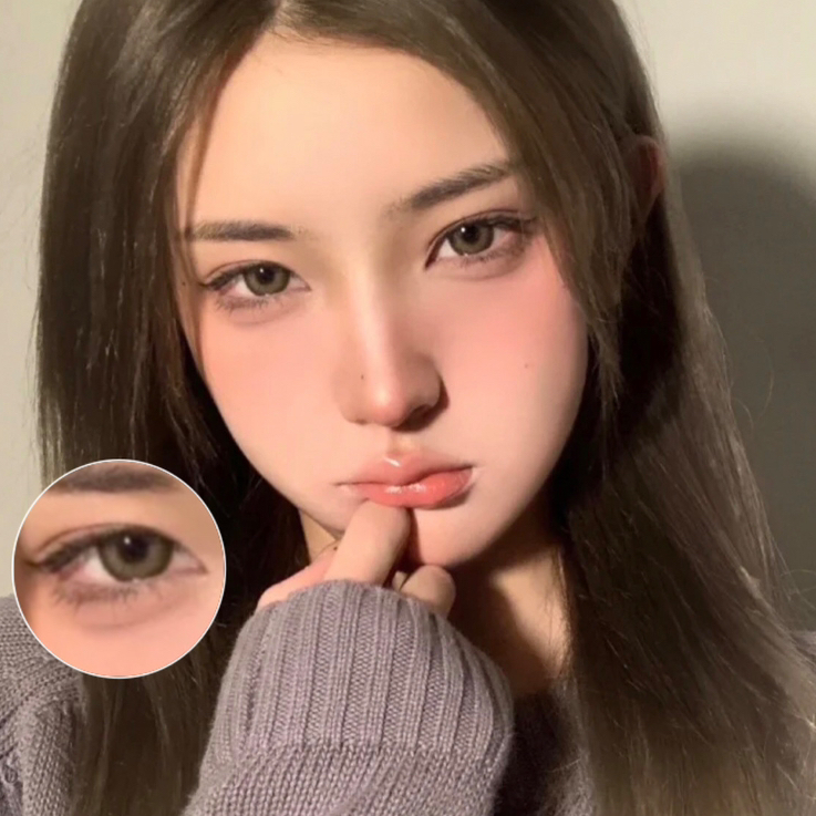 breeze 黑天鹅棕 14.5mm 美瞳