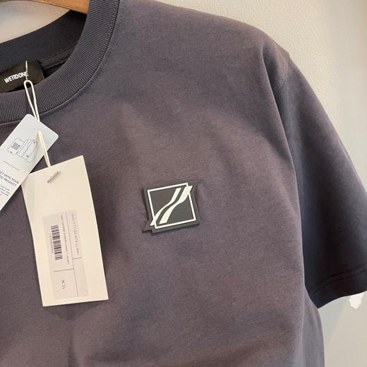 We11done超大版型有机棉贴标T恤 商品图8