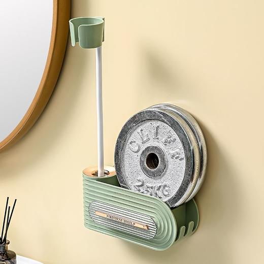 懒人吹风机架浴室免手拿解放双手可调节风筒壁挂免打孔化妆置物架 商品图4