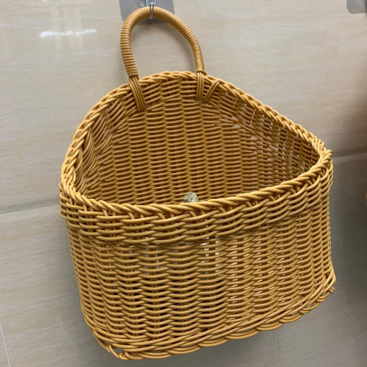 厨具勺筷挂篮洗漱用品壁挂篮橱柜挂篮挂墙收纳篮子厨房姜蒜收纳篮 商品图8