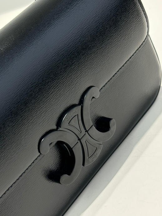 腋下链条包：20.5X10.5X4cm。自己备注 黑色黑扣。老花。黑色金扣 商品图14