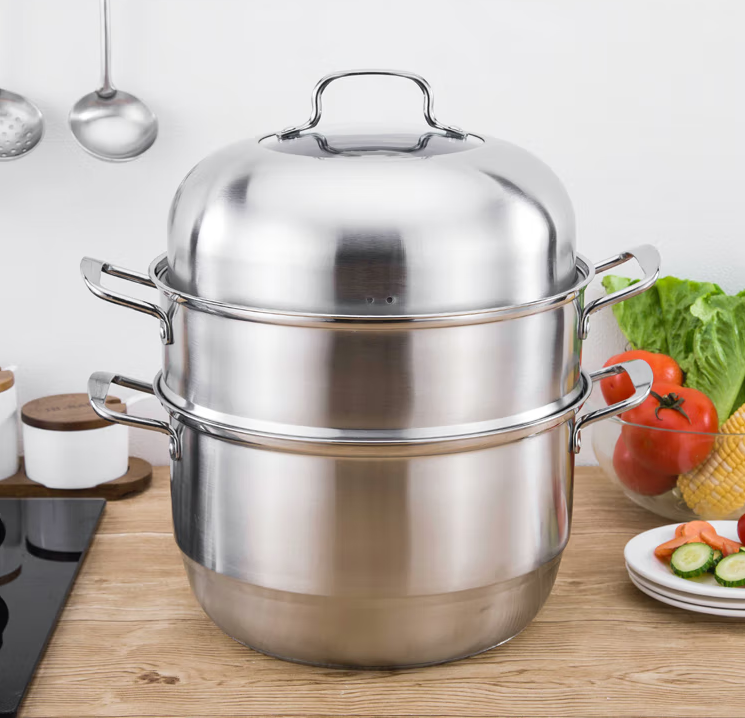 三层不锈钢蒸锅