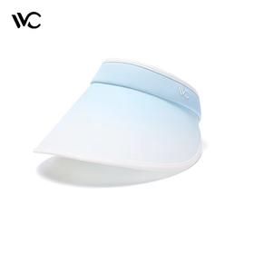 VVC防晒帽女夏季新品胭脂女神帽遮阳帽防紫外线空顶大檐时尚渐变