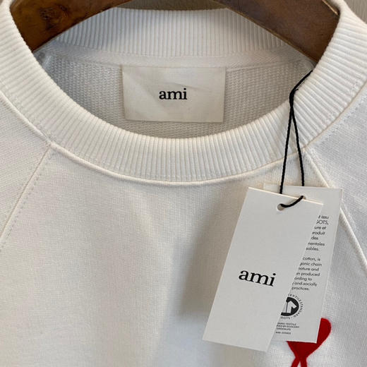 Ami de Coeur23春夏爱心刺绣圆领插肩卫衣 商品图2