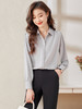衬衣长袖时尚职业通勤衬衫高腰休闲裤子套装女 商品缩略图0
