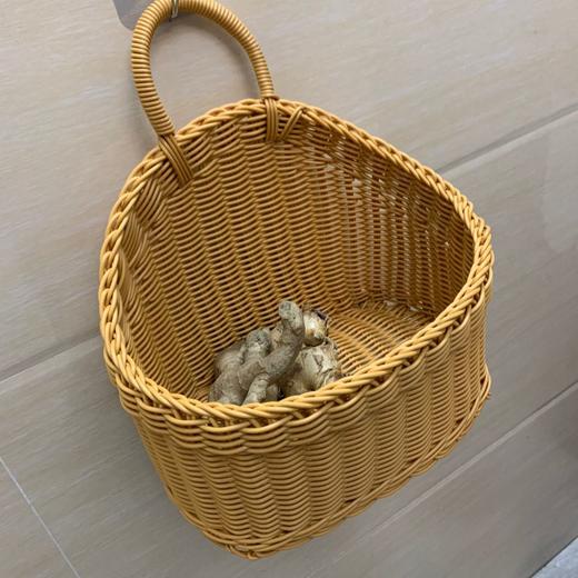 厨具勺筷挂篮洗漱用品壁挂篮橱柜挂篮挂墙收纳篮子厨房姜蒜收纳篮 商品图5