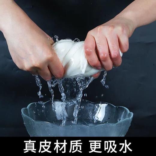 洗车毛巾擦车皮巾羊皮鹿皮巾抹布吸水不掉毛擦玻璃柔软晾干不硬 商品图3