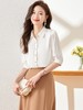 新款褶皱衣身衬衫职场时尚衬衣上衣女穿搭设计感 商品缩略图3