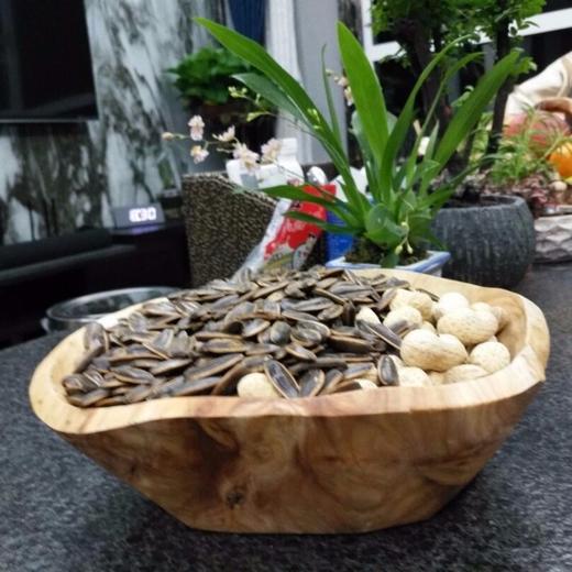 实木果盆木盆厨房洗菜果盘家用收纳糖果干果盘李子柒同款木质餐盘 商品图7