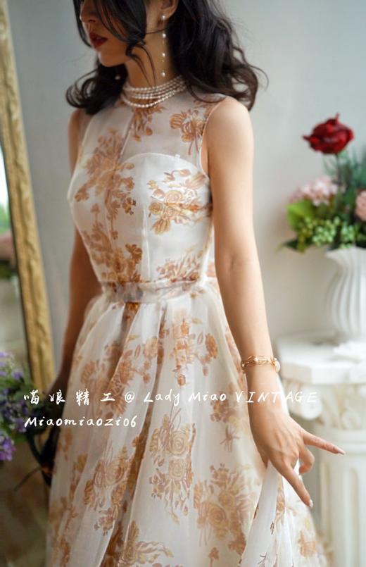 #1308【复团】喵娘精工丨定制《连翘预言》Grace 王妃后窗同款50S复古VTG连衣裙 商品图1