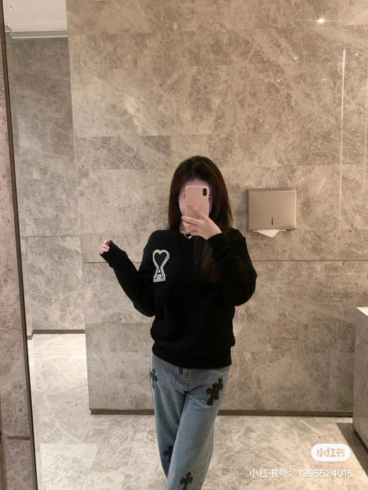 Ami 2021FW de Coeur 章仔圆领卫衣 商品图0