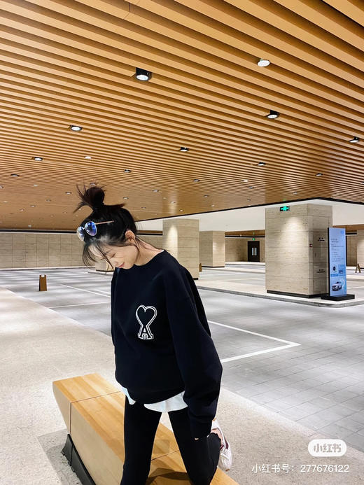 Ami 2021FW de Coeur 章仔圆领卫衣 商品图2