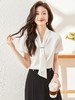 夏季新款围巾领衬衫职场气质显瘦时尚衬衣上衣女 商品缩略图2