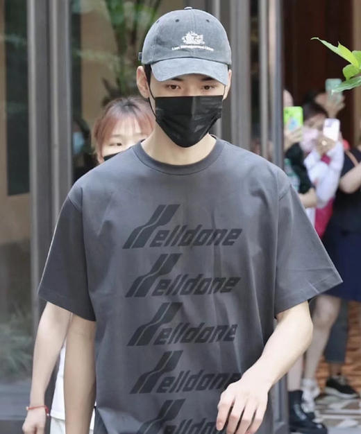 We11done超大版型有机棉弹幕T恤 商品图2