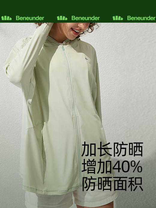 蕉下指尖防晒衣女款春夏防紫外线户外凉感轻薄透气遮阳加长防晒服 商品图3