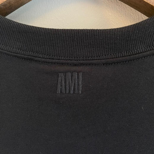 Ami 2021ssDe Coeur贴花短袖Ｔ恤-黑色 商品图2