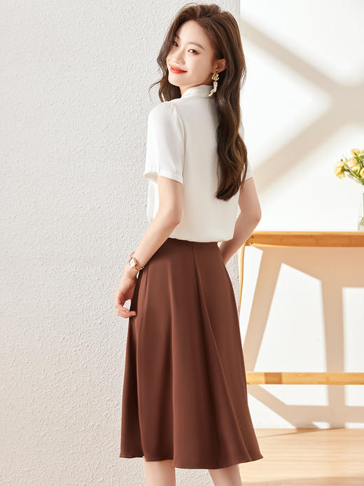 尖领舒适衬衫气质显瘦简约百搭衬衣上衣女 商品图3