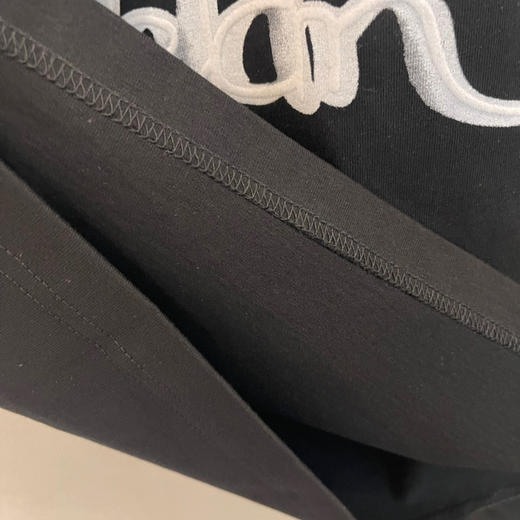 We11done超大版型有机棉植绒涂鸦T恤 商品图5