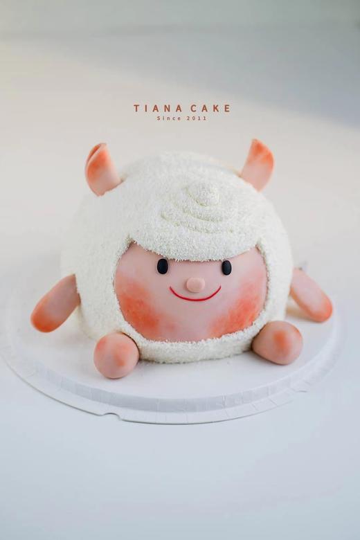 【纯手工翻糖定制】小小羊 商品图1