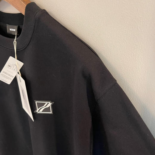 We11done超大版型有机棉贴标T恤 商品图3