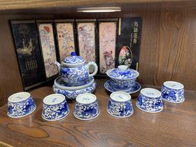 青花事事如意茶具套