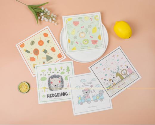 清洁黑科技-华小贝又出新品啦---华小贝卡通天然木浆棉抹布！！采用天然木浆纤维，专治顽固污渍！ 商品图2