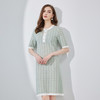 NF656斯尔丽瑟俪2023春夏新品日常休闲圆领短袖收腰针织连衣裙 商品缩略图0