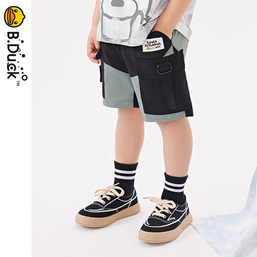 B.Duck小黄鸭童装夏季休闲五分裤110-160 BF2452001 商品图3