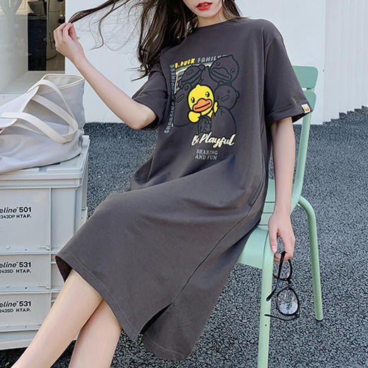 裁缝学苑AG168夏季时尚新款2021女短袖T恤连衣裙纸样打版衣服图纸 商品图0