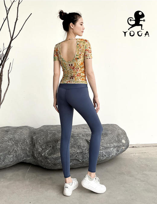 壁虎瑜伽【翼马】大U美背短袖（无胸垫）【4月8日发货】 商品图5