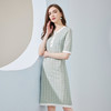 NF656斯尔丽瑟俪2023春夏新品日常休闲圆领短袖收腰针织连衣裙 商品缩略图2